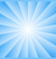 background with light blue rays vector image