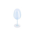 isometric of a glass wine vector image