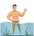 beach holiday icon vector image