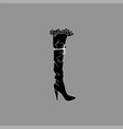 high-heeled shoes set for woman fashion footwear vector image vector image