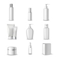 cosmetics packages set vector image vector image