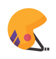 snowboarding safety helmet vector image