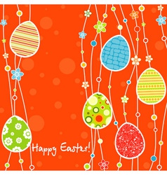Template easter greeting card Royalty Free Vector Image