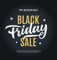 black friday sale web banner design template vector image