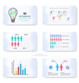 template for presentation slides vector image vector image