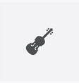 violin icon vector image