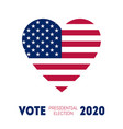 november 3 - presidential election 2020 in us vector image vector image