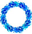 splash water ring vector image vector image
