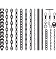 chains vector image vector image