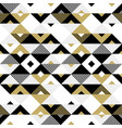 abstract pattern golden geometric ornament gold vector image