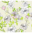 romantic seamless wallpaper vector image