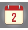 calendar app icon vector image
