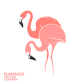 flamingo vector image