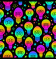 multicolored rainbow festive pattern light vector image vector image