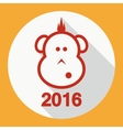 design flat icon symbol new year vector image vector image