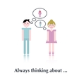 typical family icon vector image