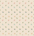 boho fantasy flowers seamless pattern folk floral vector image vector image