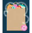 christmas shopping vector image vector image