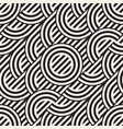 seamless monochrome waving pattern abstract vector image
