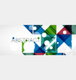 geometric abstract background techno color vector image vector image