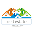 design real estate buiding architecture house vector image