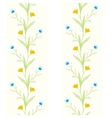 watercolor flowers spring seamless pattern vector image vector image