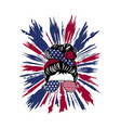 patriotic mom design vector image vector image