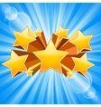 star burst background vector image vector image