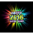 2016 happy new year and merry christmas background vector image