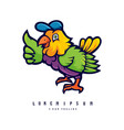 bird cartoon logo vector image vector image