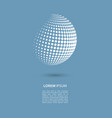 halftone spheres vector image