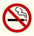no smoking sign vector image
