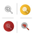 steak on frying pan icon vector image vector image
