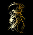 hindu goddess kali vector image