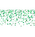 irish clover leaves pattern for saint patrick day vector image vector image