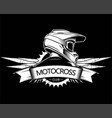 extreme sport logo design motocross downhill vector image vector image