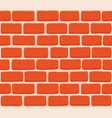 red brick wall seamless vector image