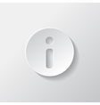 information web icon help faq symbol vector image