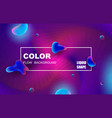liquid color background design fluid gradient vector image