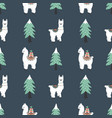 merry christmas print seamless pattern with cute vector image vector image