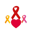 ribbons aids vector image