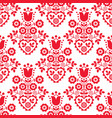 retro floral seamless textile pattern vector image