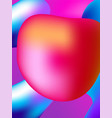 background style abstract liquid splash bubble vector image