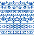 scandinavian textile seamless pattern vector image