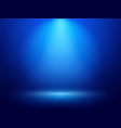 abstract luxury light shining blue background vector image