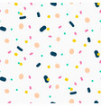 colorful abstract confetti chaotic dots seamless vector image vector image