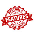 features stamp sign seal vector image