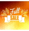 autumn background with leaves vector image