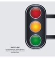 semaphore trafficlight sign design vector image