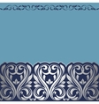 floral border vector image vector image
